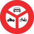 Circulation interdite aux voitures automobiles, aux motocycles et cyclomoteurs