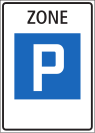 Signal de zone (variante)