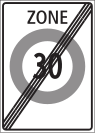 Signal de fin de zone