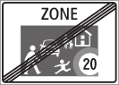 Ende der Begegnungszone
